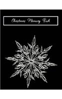 Christmas Memory Book: Crystal Snowflake Holiday Planner
