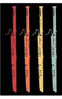 Retro Vintage Bassoon Player Bassoonist Journal