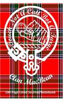 Clan Macbean 100 Page Lined Journal/Notebook