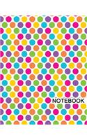 Notebook: 8" x 10", For Writing, Journaling, & Notes, 100 Pages, Mixed (5), [Classic Notebook]
