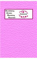Scintillating Artistic Ravishing Assorted Notebook: Sara Bullet Journal with imitation leather texture cover