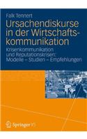 Ursachendiskurse in der Wirtschaftskommunikation