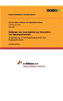Redesign von Java-Applets zur Simulation von Sprungantworten: (German)