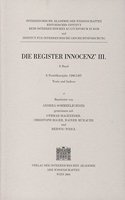 Die Register Innocenz'iii., 9. Band, 9. Pontifikatsjahr 1206/1207