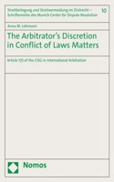 Arbitrator's Discretion in Conflict of Laws Matters: Article 1(1) of the Cisg in International Arbitration