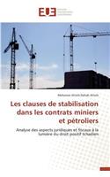 Les Clauses de Stabilisation Dans Les Contrats Miniers Et Pétroliers