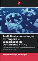 Proficiência numa língua estrangeira e capacidades de pensamento crítico