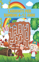 Labirinti per Bambini 4-12 anni: Libro di attività labirinto Ragazzi e ragazze 100 puzzle facili e divertenti per tutte le età
