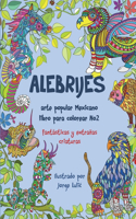 Alebrijes arte popular Mexicano libro para colorear No2
