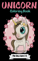 Unicorn Coloring Book for Girls Ages 2-5