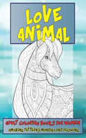 Adult Coloring Books for Women Love Animal - Amazing Patterns Mandala and Relaxing