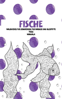 Malbücher für Erwachsene für Marker und Bleistifte - Mandala - Tiere - Fische