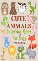 Cute Animals Coloring Book For Kids