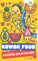 Kawaii Food Coloring Book For Kids