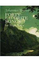 Forty Favorite Songs for High Voice