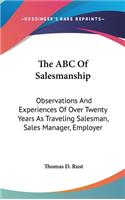 ABC Of Salesmanship