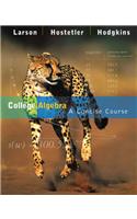 Student Study Guide for Larson/Hostetler/Hodgkins College Algebra: A Concise Course