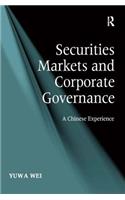 Securities Markets and Corporate Governance