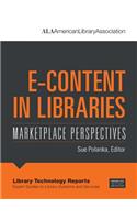 E-content in Libraries