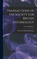 Transactions of the Society for British Entomology; v.8