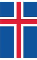 Iceland Flag Notebook - Icelandic Flag Book - Iceland Travel Journal