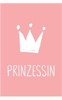Prinzessin: Krone Notizbuch mit blanko Seiten