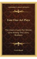 Four One-Act Plays