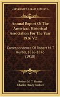 Annual Report of the American Historical Association for the Year 1916 V2