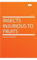 Insects Injurious to Fruits