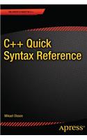 C++ Quick Syntax Reference