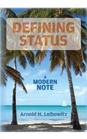 Defining Status