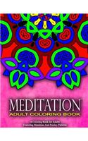 MEDITATION ADULT COLORING BOOKS - Vol.18: women coloring books for adults