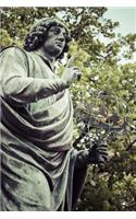 Sculpture of Nicholas Copernicus in his Birthplace Torun Poland Journal: 150 Page Lined Notebook/Diary(English)