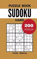 Sudoku Hard Puzzles 200 Puzzles Book