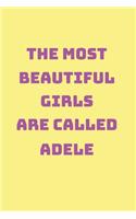 Adele Girl Woman Notebook