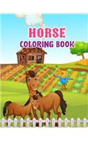 Horse coloring book