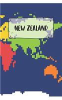 New Zealand: Ruled Travel Diary Notebook or Journey Journal - Lined Trip Pocketbook for Men and Women with Lines