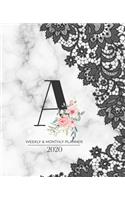 Weekly & Monthly Planner 2020 A