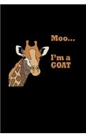Moo.. I'm A Goat: Hangman Puzzles - Mini Game - Clever Kids - 110 Lined Pages - 6 X 9 In - 15.24 X 22.86 Cm - Single Player - Funny Great Gift