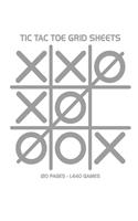 Tic Tac Toe Grid Sheets: 120 Page Game Book With 1,440 Blank Games For Kids (7.5 x 9.25 in.)