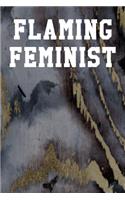 Flaming Feminist: Dot Grid Notebook 6"x9" 120 Pages