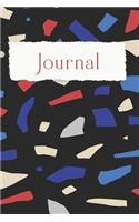 Modern Terrazzo 6 x 9 inch Journal, 200 Pages, Wide Ruled, Soft Cover