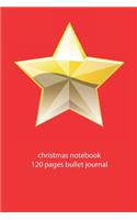 christmas notebook 120 pages squared