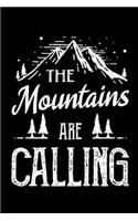 The Mountains Are Calling: College Ruled Lined Writing Notebook Journal, 6x9, 120 Pages