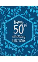 Happy 50th Birthday Guest Book