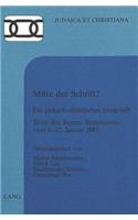 Mitte der Schrift?