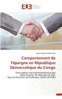 Comportement de l'épargne en république démocratique du congo