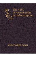 The A B C of vacuum tubes in radio reception