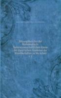 Sitzungsberichte der Mathematisch-Naturwissenschaftlichen Klasse der Bayerischen Akademie der Wissenschaften zu Munchen