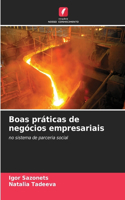Boas práticas de negócios empresariais